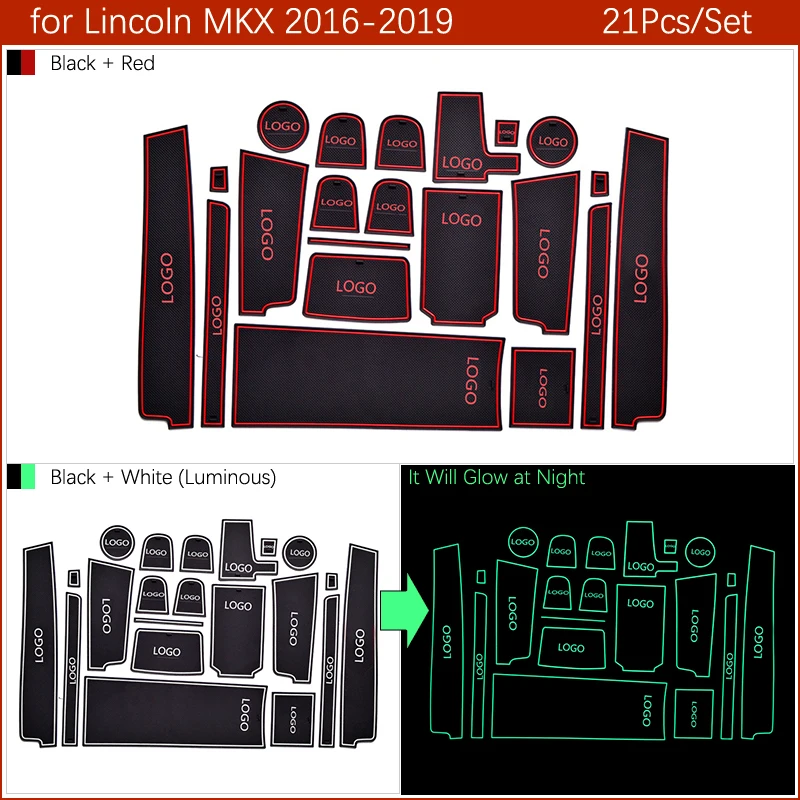 Противоскользящий резиновый коврик для ворот Lincoln MKX 2016-2019 MKC 2014-2019 MKZ 2017-2019