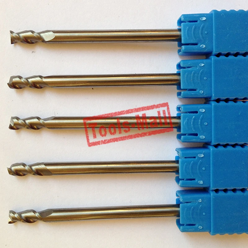 1pc 4mm D4*20*D4*75 HRC50 2 Flutes Milling cutters for Aluminum  CNC Tools Solid Carbide CNC flat End mills Router bits