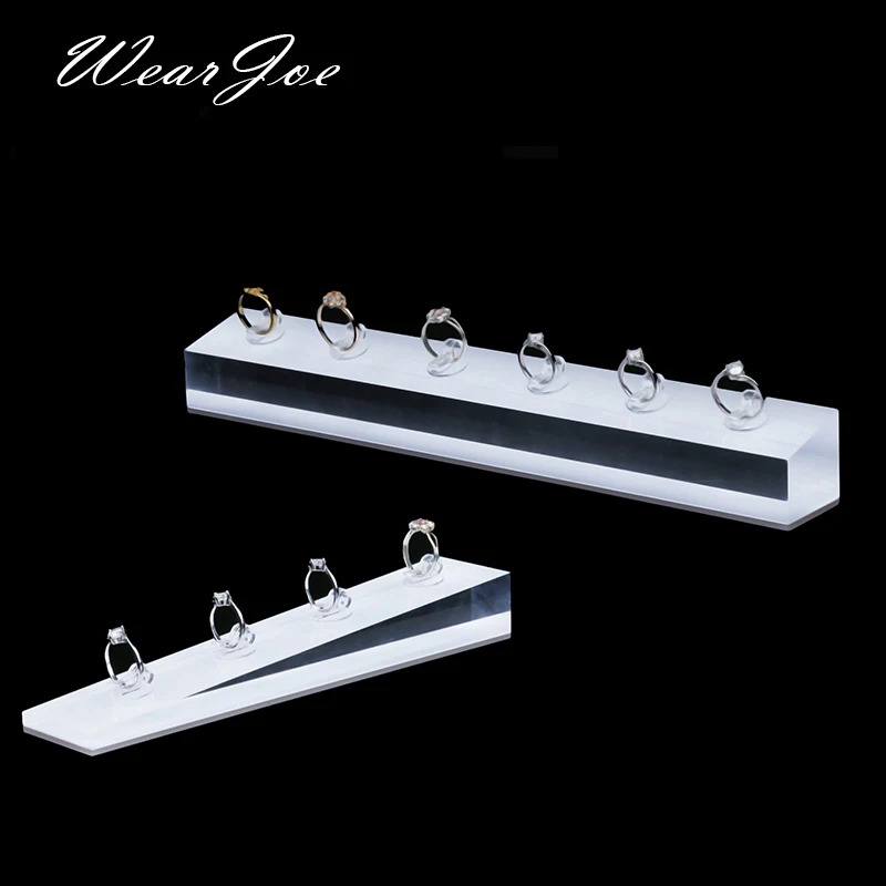 Акриловые Кольца для ювелирных изделий витрины хранения в магазине органайзер |
