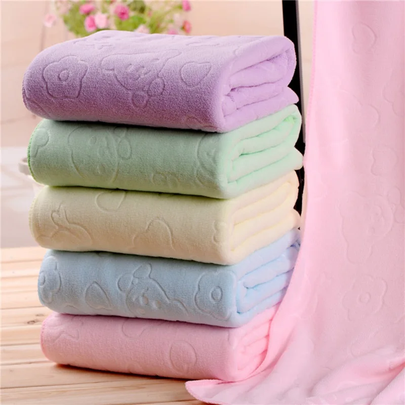 Hoomall мини-полотенце из микрофибры с медведем подходит для купания детей многофункциональная кухонная Чистящая Абсорбирующая моющаяся ткань 30x71 см