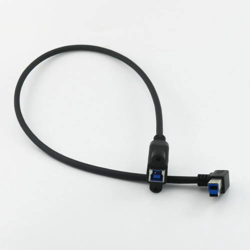 1x50 см Панельное крепление USB 3 0 B мама для штекер-гнездо соединительный кабель