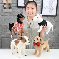 high quality simulation dog plush toy chihuahua bulldog shar pei pet dog kids baby birthday present soft stuffed plush toy