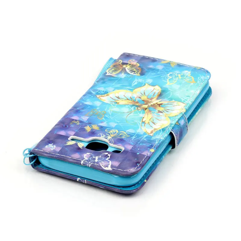 3D живопись флип чехол для samsung Galaxy J5 2015 SM J500 J500F J500H J500FN SM-J500H SM-J500 SM-J500FN телефон