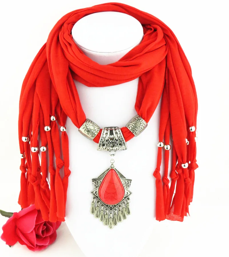 Новый дизайн подвеска в виде капель воды ювелирные изделия шарф для женщин