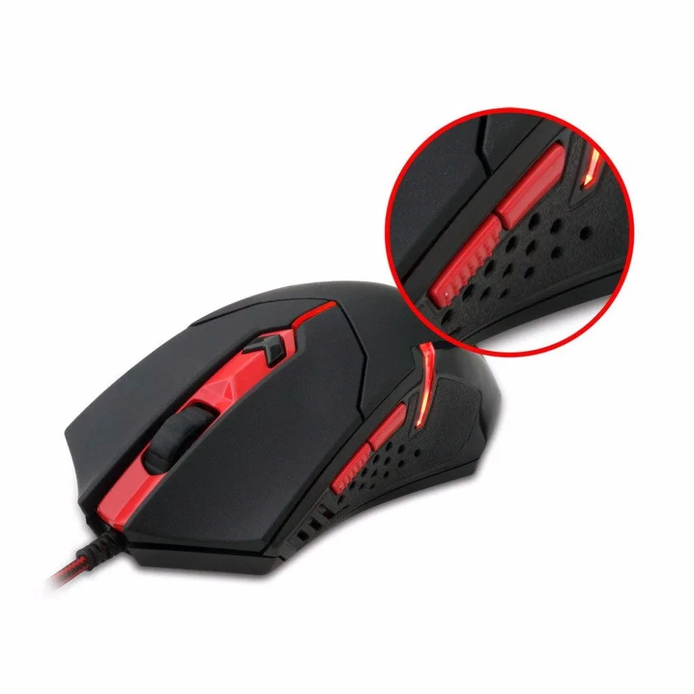 Redragon K552 BA Gaming Keyboard И Мышь коврик комбо светодиодный подсветкой Механическая