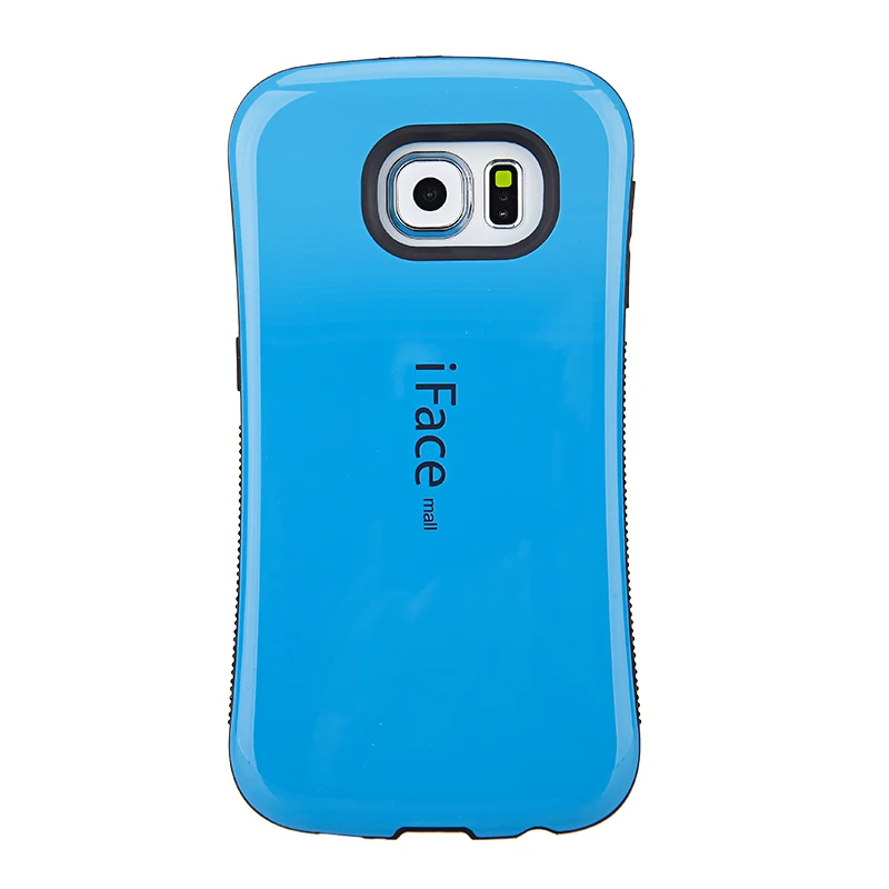 Sky Blue Сверхпрочный чехол iFace Mall для samsung Galaxy S7/S7 Edge, ударопрочный чехол на заднюю панель, жесткий корпус, полная Защита, Чехол для мобильного телефона s - Цвет: Sky Blue