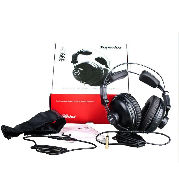 Superlux HD669 высокоточные наушники с шумоподавлением закрытой спинкой для