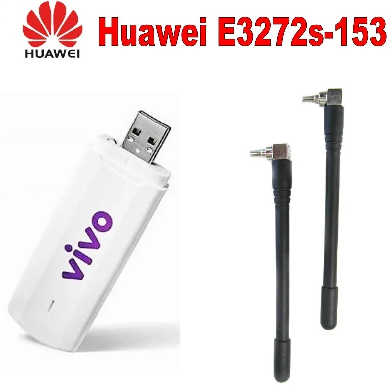 Новый разблокированный мобильный широкополосный USB модем HUAWEI E3272S 153 с антенной 4G