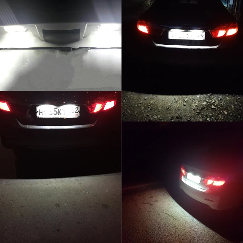 Светодиодные огни для номерного знака 2 шт. без ошибок 12 В Toyota Corolla E11 Ноев Vios SCP4 NCP4