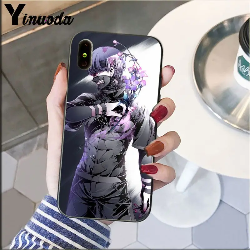 Yinuoda аниме Токийский Гуль новинка чехлы для телефона чехол Apple iPhone 8 7 6 6S Plus X XS MAX 5 5S