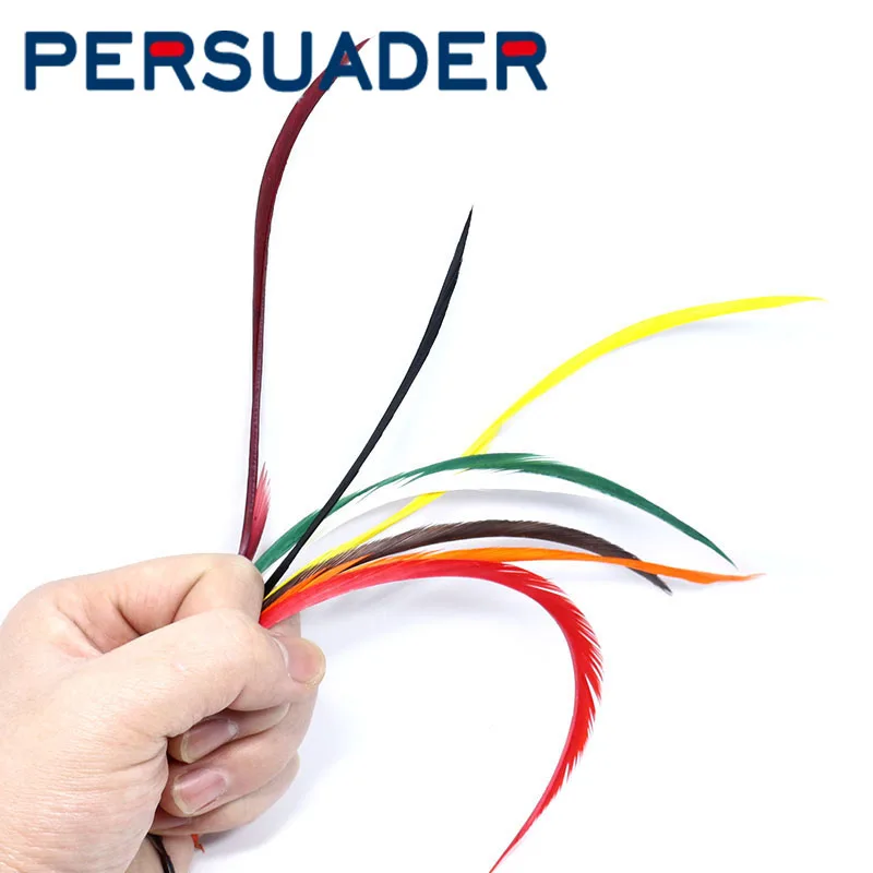 PERSUADER 20 шт./пакет ручная сборка гусиных битовых перьев для ловли нахлыстом stonefly