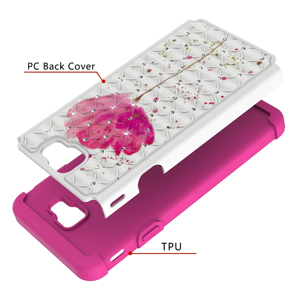 TPU+PC Back Cover Case With Drill For Samsung Galaxy J7 Prime Note9 S8 S8+ Plus S9 S9+ Patterned Phone Bag | Мобильные телефоны и