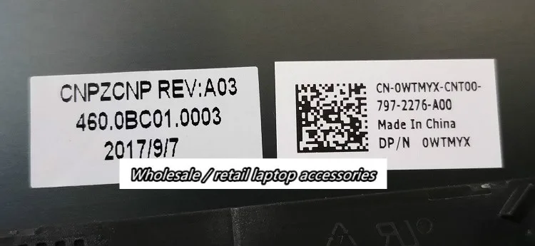 Для Dell Latitude 13 3379 ноутбук ЖК-крышка задняя крышка CN-0WTMYX WTMYX | Компьютеры и офис