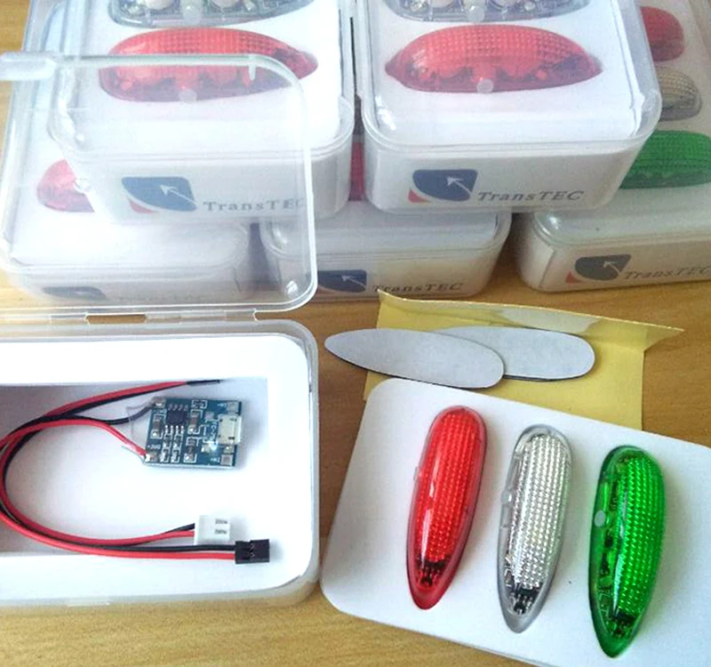 3 шт./лот EasyLight LED V2 версия беспроводной Радиоуправляемый навигационный свет