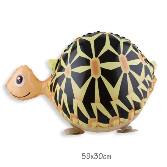turtle Смешивает ходячие гелиевые шары в форме животных милый кот собака панда динозавр Тигр домашние воздушные шарики для день рождения вечерние украшения Дети и взрослые - Цвет: turtle