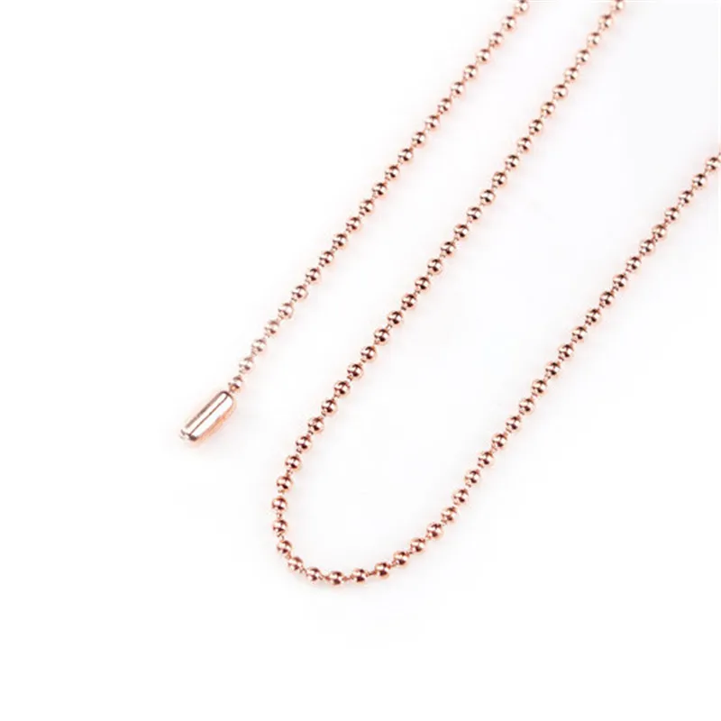 DoreenBeads медная шаровая цепь ожерелье розовое золото ювелирные изделия DIY