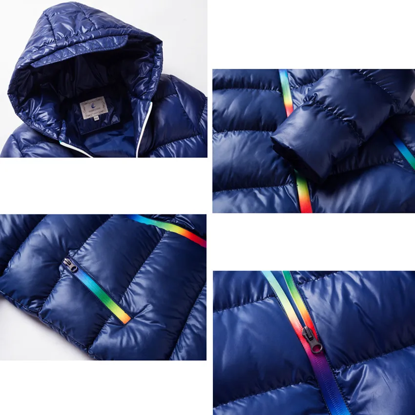 

Boys Winter Coat Parkas Wadded Jackets Outerwear Cotton Jacket Fashion Casual Thick Warm Coat For Boy 130-170 High Quality