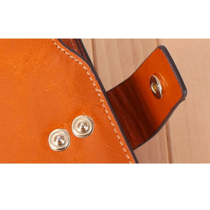 Кожаный кошелек с лазерной гравировкой Женский держатель для кредитных карт