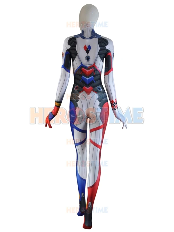 Harley Quinn отряд самоубийц Dva SKIN Zentai боди для девочек D.va костюм на Хэллоуин костюмы