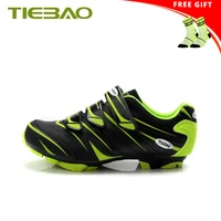 tiebao men bicycle mountain bike shoes non slip breathable self locking cycling shoes superfiber mtb shoes sapatos de ciclismo
