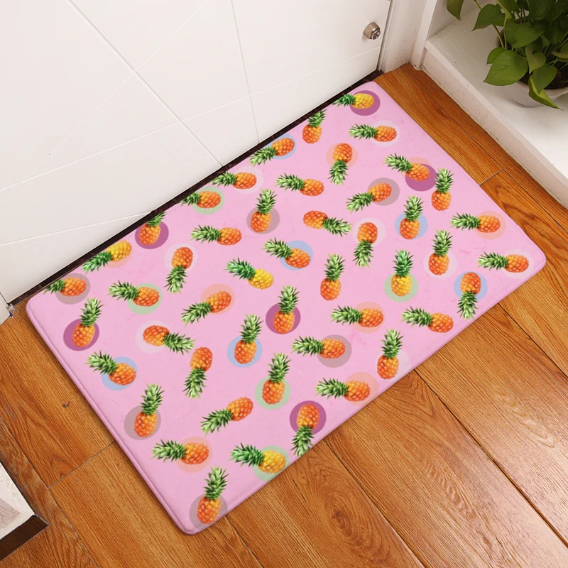 2017 Новые Креативные моющиеся коврики с рисунком ананаса геометрические Коврики
