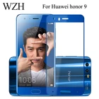 Закаленное стекло 2.5D для Huawei honor 9, защитка экрана с полным покрытием, серый, для Huawei honor 9 Lite, стеклянная пленка