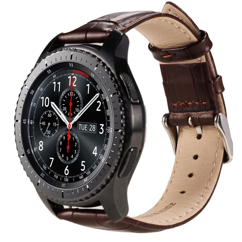 Сменный ремешок для часов из натуральной кожи 22 мм Samsung Gear S3 классический/Gear