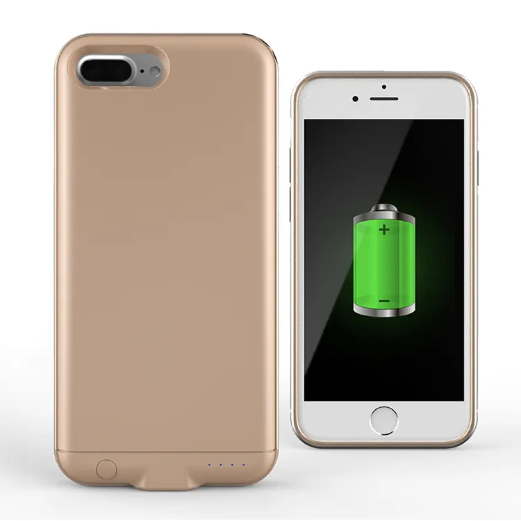 Из Металла Coquille ультра тонкий 3000 мАч для iPhone 7 Батарея Зарядное устройство чехол