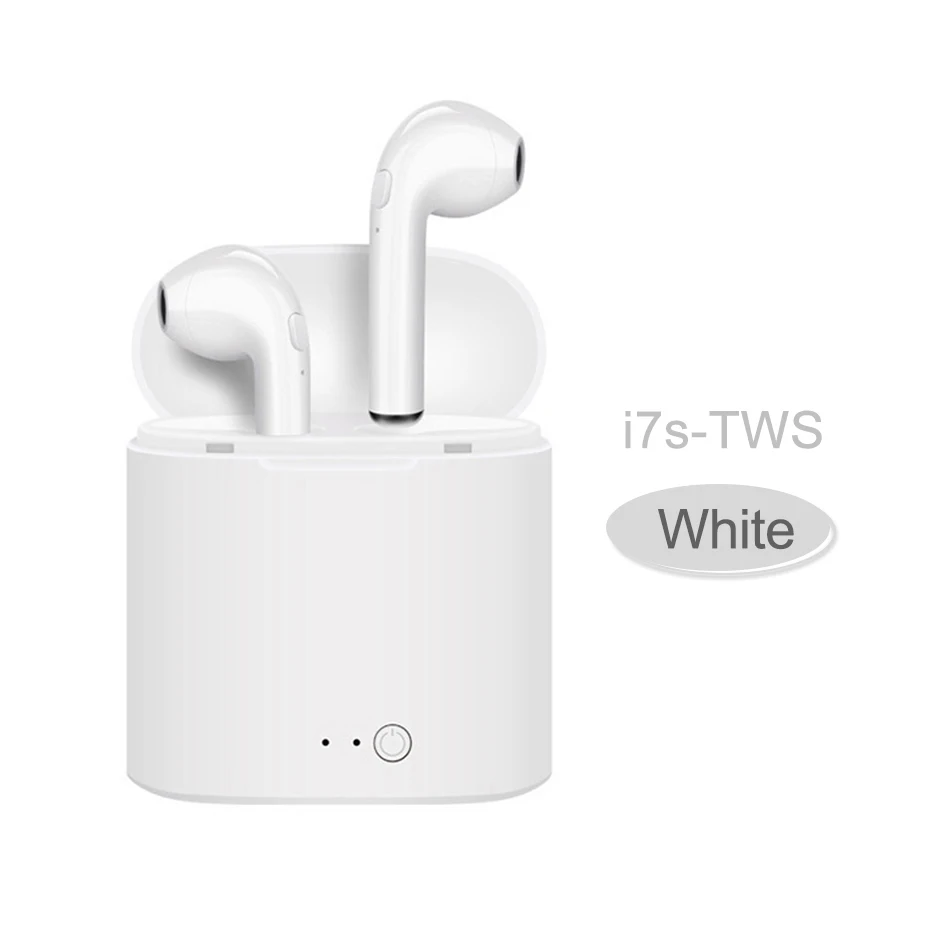 TiYiViRi I7S TWS Мини Bluetooth наушники Беспроводная гарнитура с зарядным боксом для Iphone X