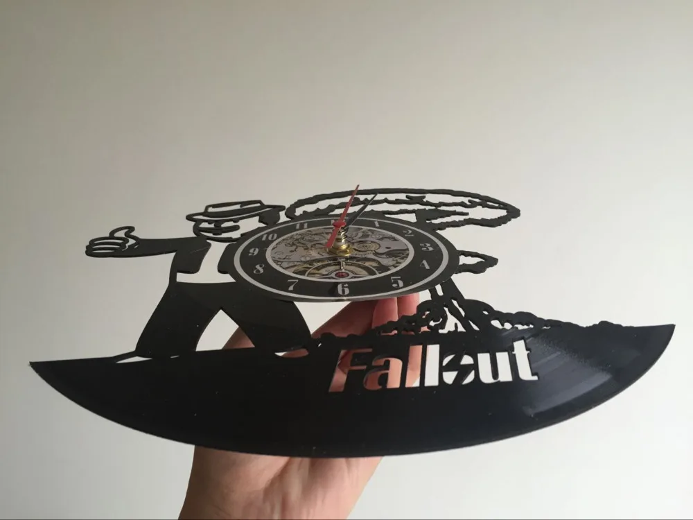 Виниловые настенные часы Fallout художественный подарок современная домашняя