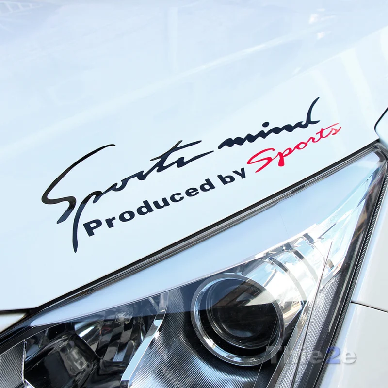 Автомобильный Стайлинг спортивный дизайн легкая наклейка для бровей вырезанные