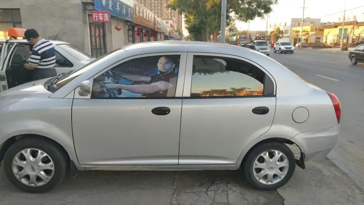 Наклейка на окно автомобиля, прозрачная Автомобильная наклейка, креативная наклейка на заднее стекло, ужас, anodicai, 3D стерео, на заднее окно, персональная прозрачная пленка