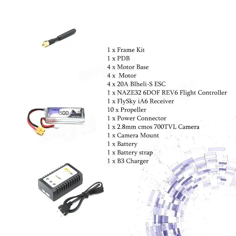 Eachine Wizard X220 FPV гоночный Радиоуправляемый Дрон Blheli_S F3 5,8G 40CH 200MW 700TVL камера w/FlySky I6 RTF Дрон FPV Гоночные Игрушки