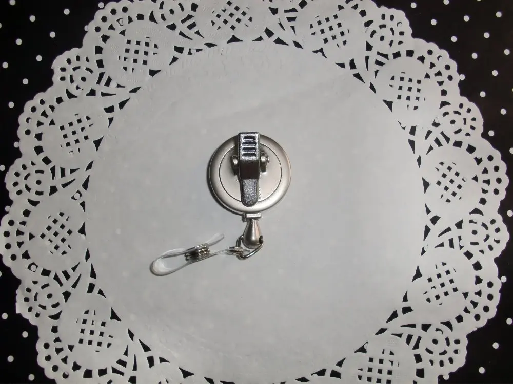 

Rhinestone Flower Retractable ID Badge Reel / Name Badges / ID Badge Holder / Nursing Badge / Teacher Nurse Great Gift Idea
