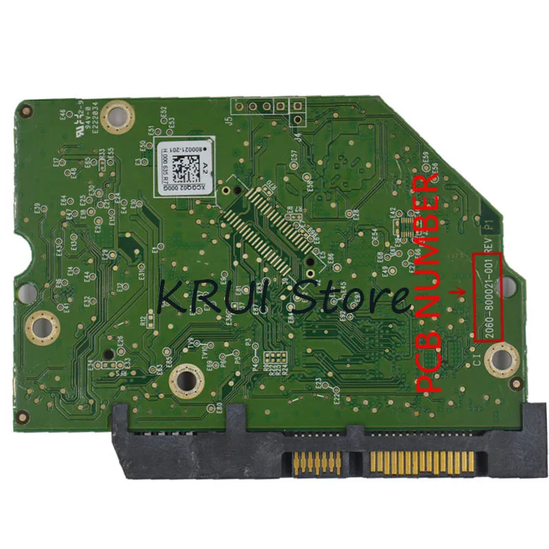 free shipping HDD PCB LOGIC BOARD /BOARD NUMBER: 2060-800021-001 REV P1 | Электроника