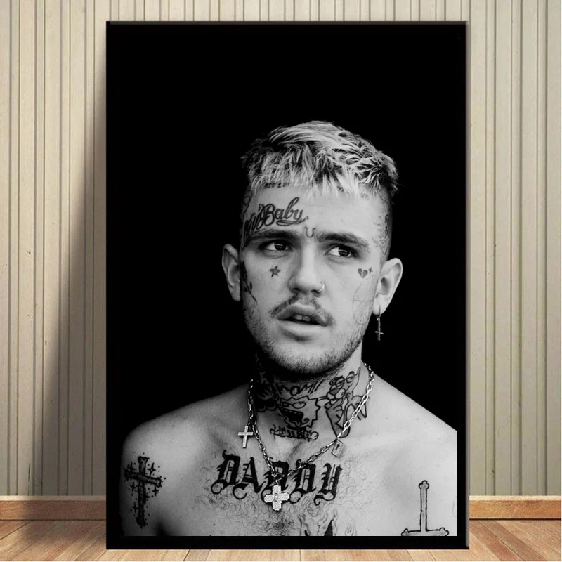 Модная Звезда Lil открытый постер холст печать настенный Декор для дома без рамки