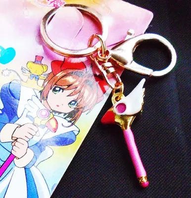 Аниме кардкаптор ожерелье сакуры брелок волшебная девушка кулон ювелирные