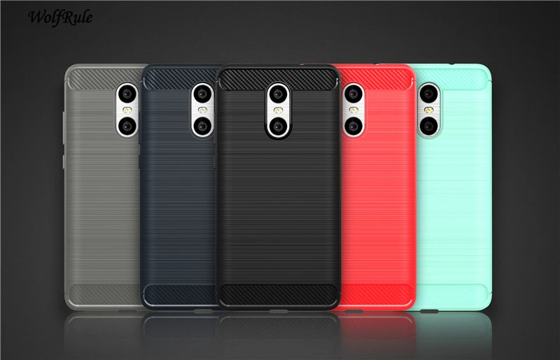 Чехол wolfrole для Xiaomi Redmi Note 4 Ударопрочный Мягкий чехол телефона из ТПУ с кистью Pro |