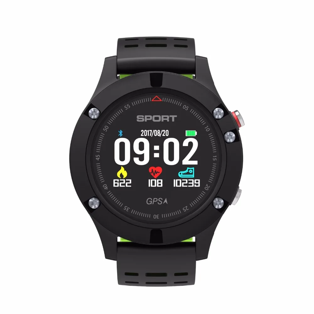 2018 Новый OLED F5 GPS Смарт-часы альтиметр барометр термометр Bluetooth 4.2 IP67 SmartWatch Носимых