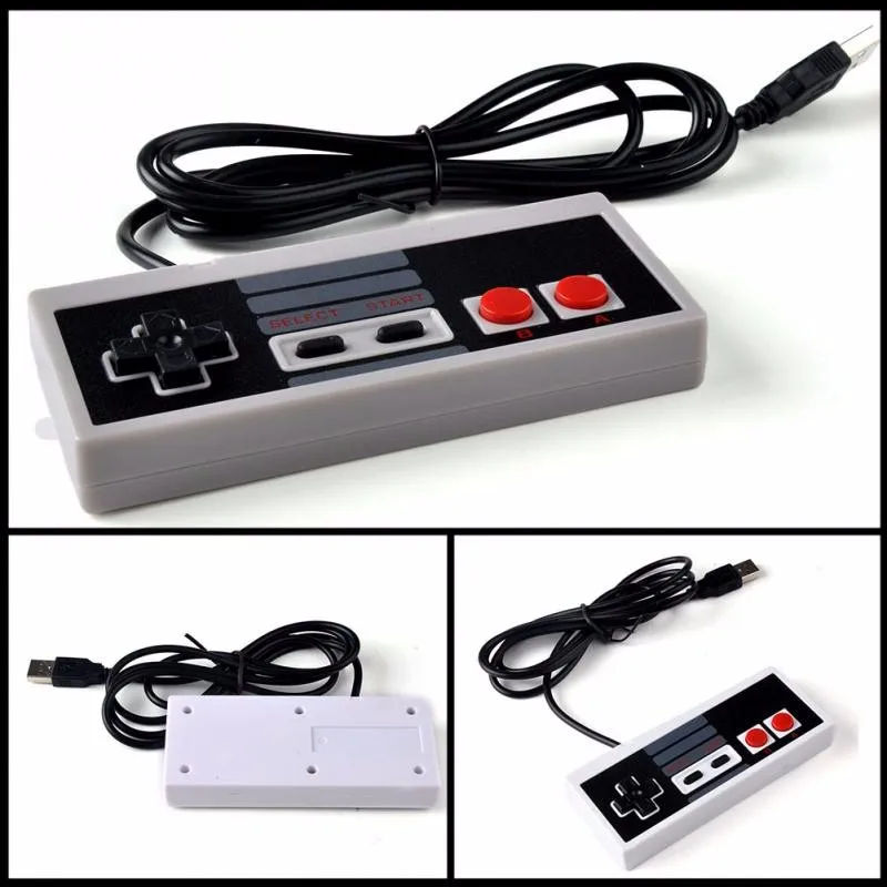 Классический проводной USB игровой контроллер для Nintendo NES 1 шт. джойстик Windows ПК