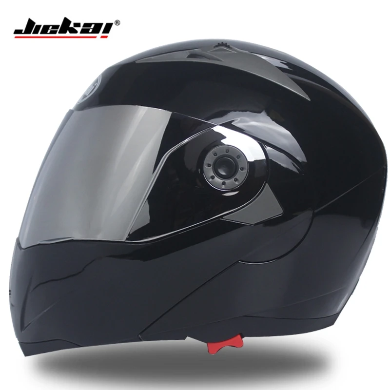 Модуль флип moto rcycle двойной зеркальный шлем бездорожье полный шлем capacete cascos para moto DOT одобрение JIEKAI-105 - Цвет: b9