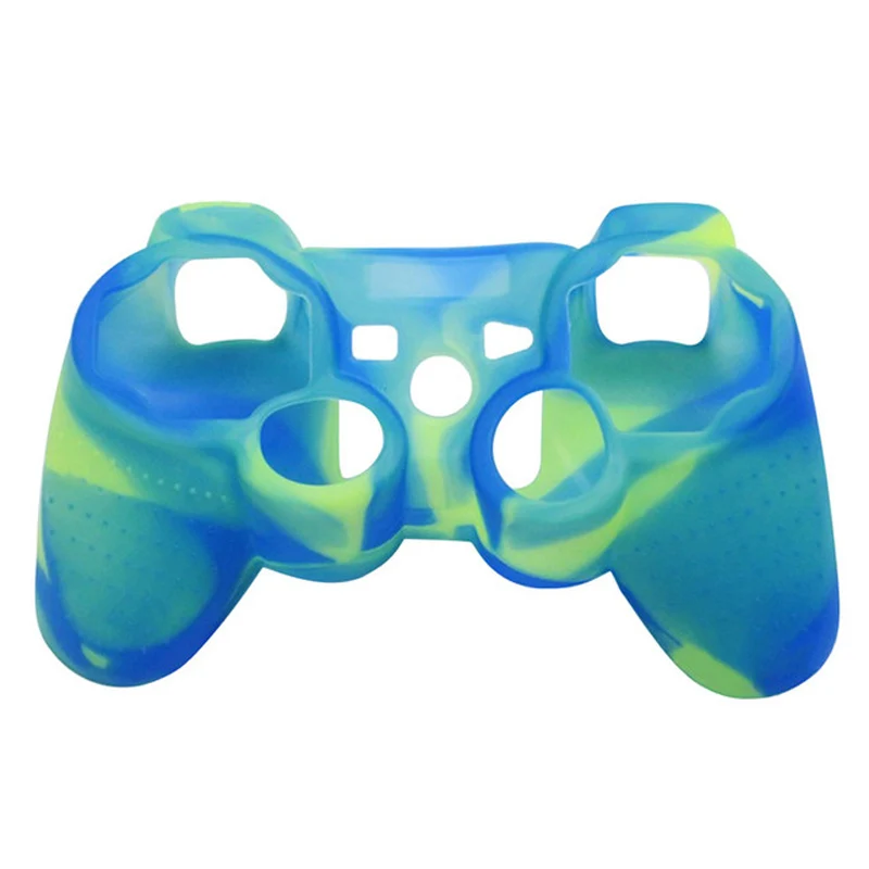 Камуфляжный Силиконовый чехол кожного покрова для PS3 Playstation 3 контроллер Dualshock