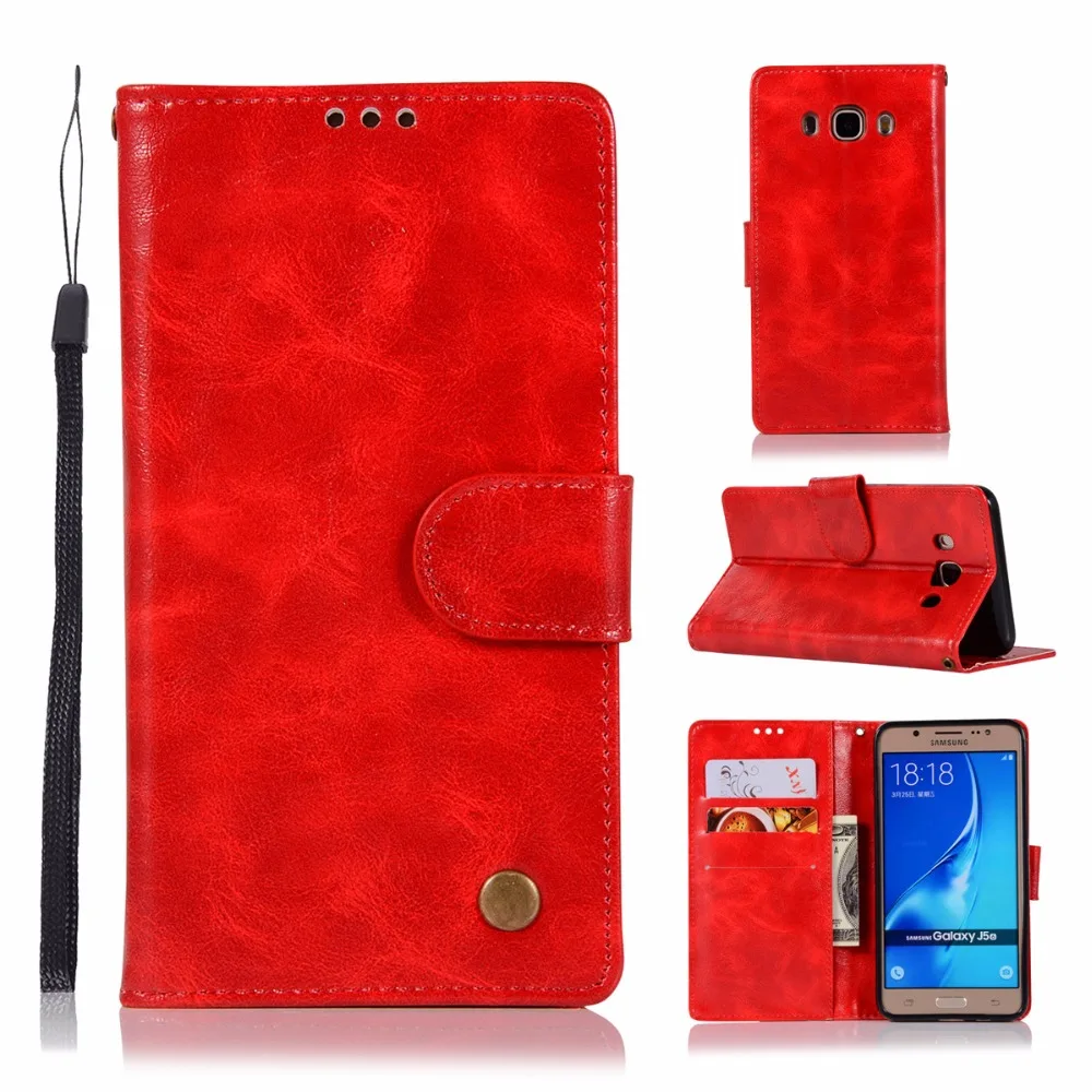 Модный чехол-кошелек для samsung Galaxy J1, J3, J5, J7, J120, J310, J510, J710, сумка для телефона с подставкой, Ретро стиль, PU кожаный чехол-книжка