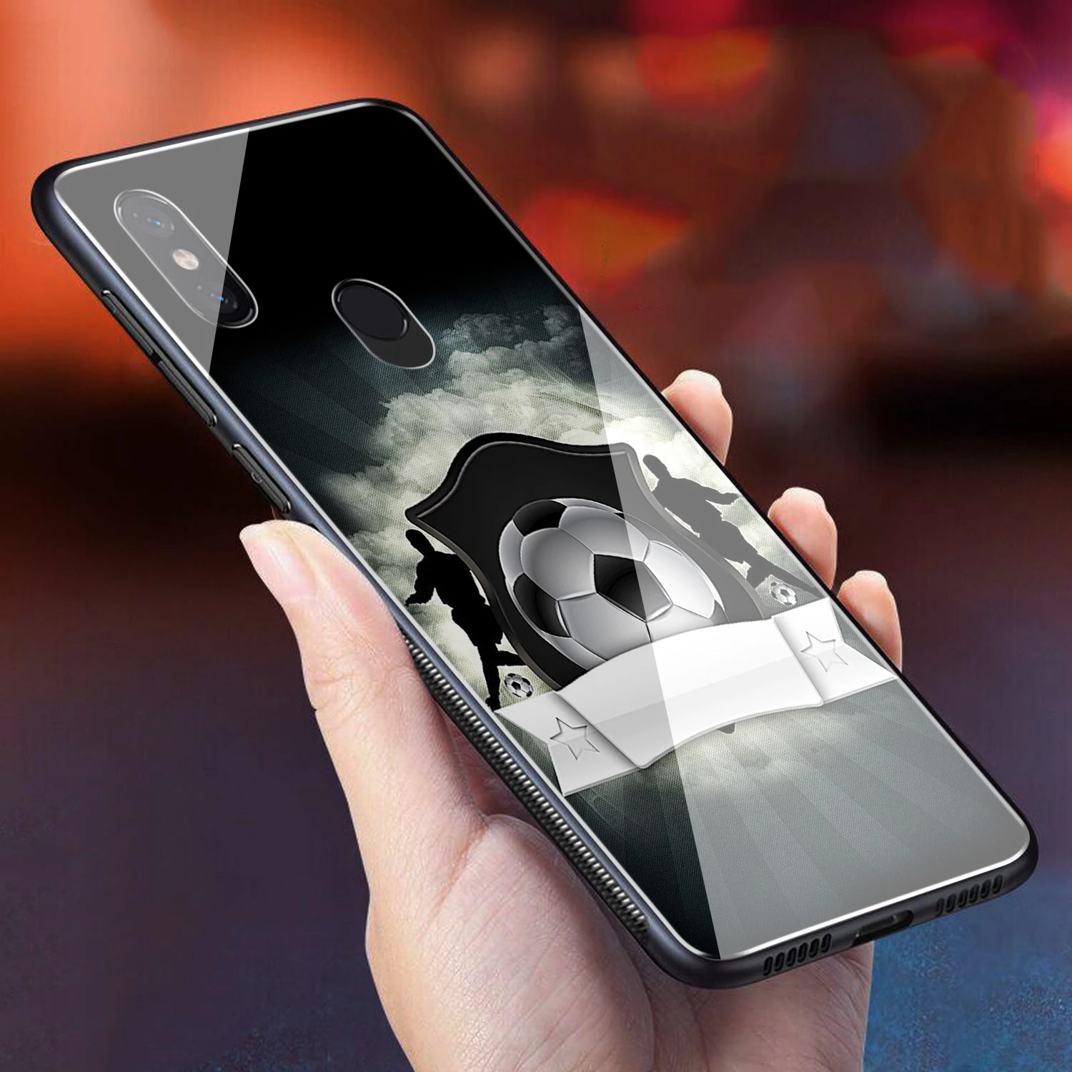 Lavaza волейбол красочный стиль закаленное стекло ТПУ чехол для xiaomi 8 9 A1 A2 |