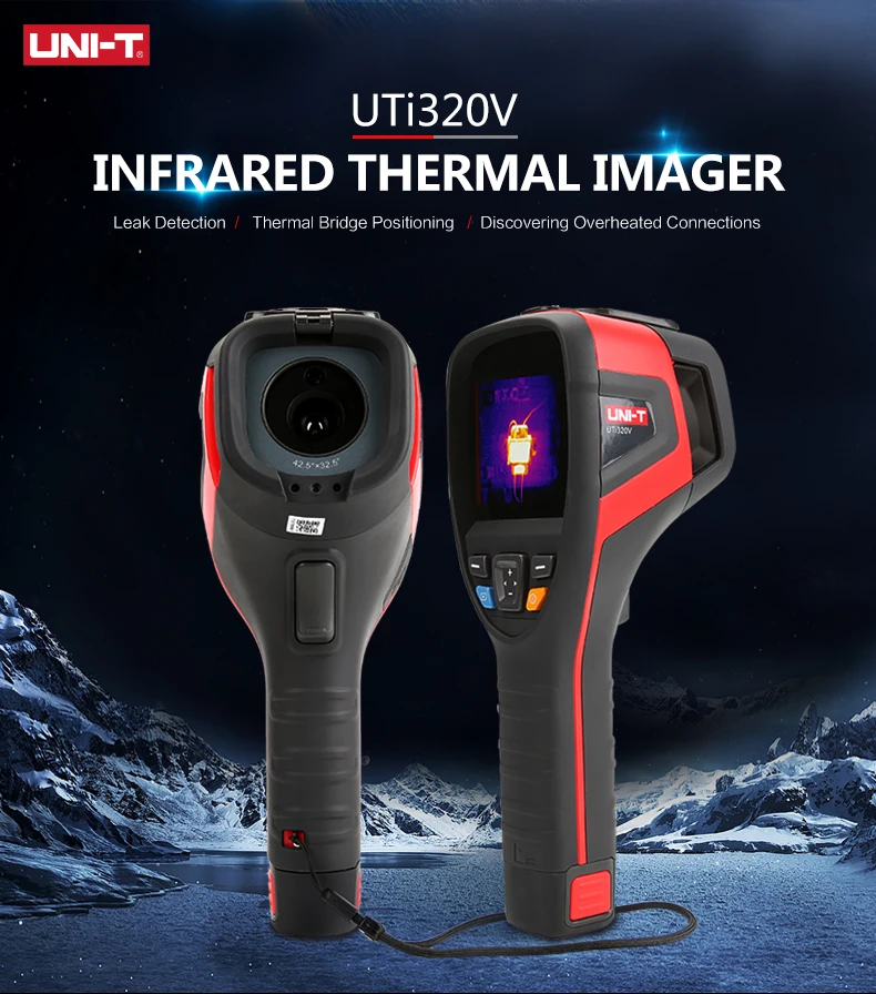 Блок UTi320V тепловизор; промышленный тепловизор датчик температуры, инфракрасный термометр, USB/APP связь