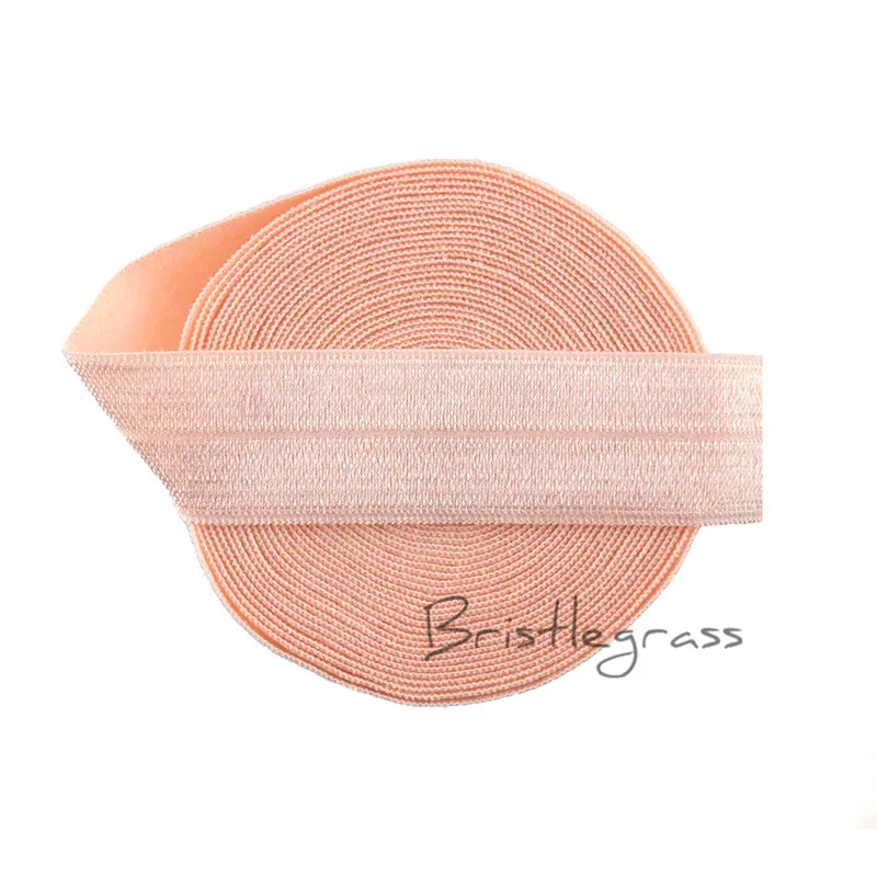 BRISTLEGRASS 5 ярдов 3/4 &quot20 мм Слива FOE Fold Over Elastics Spandex атласные ленты для детей повязка