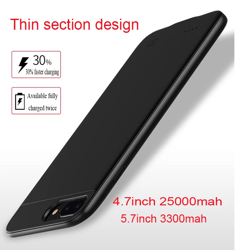 7300 мАч батарея cargador portatil para celular чехол для телефона power bank iphone 8 7 6 6s plus smart battery case
