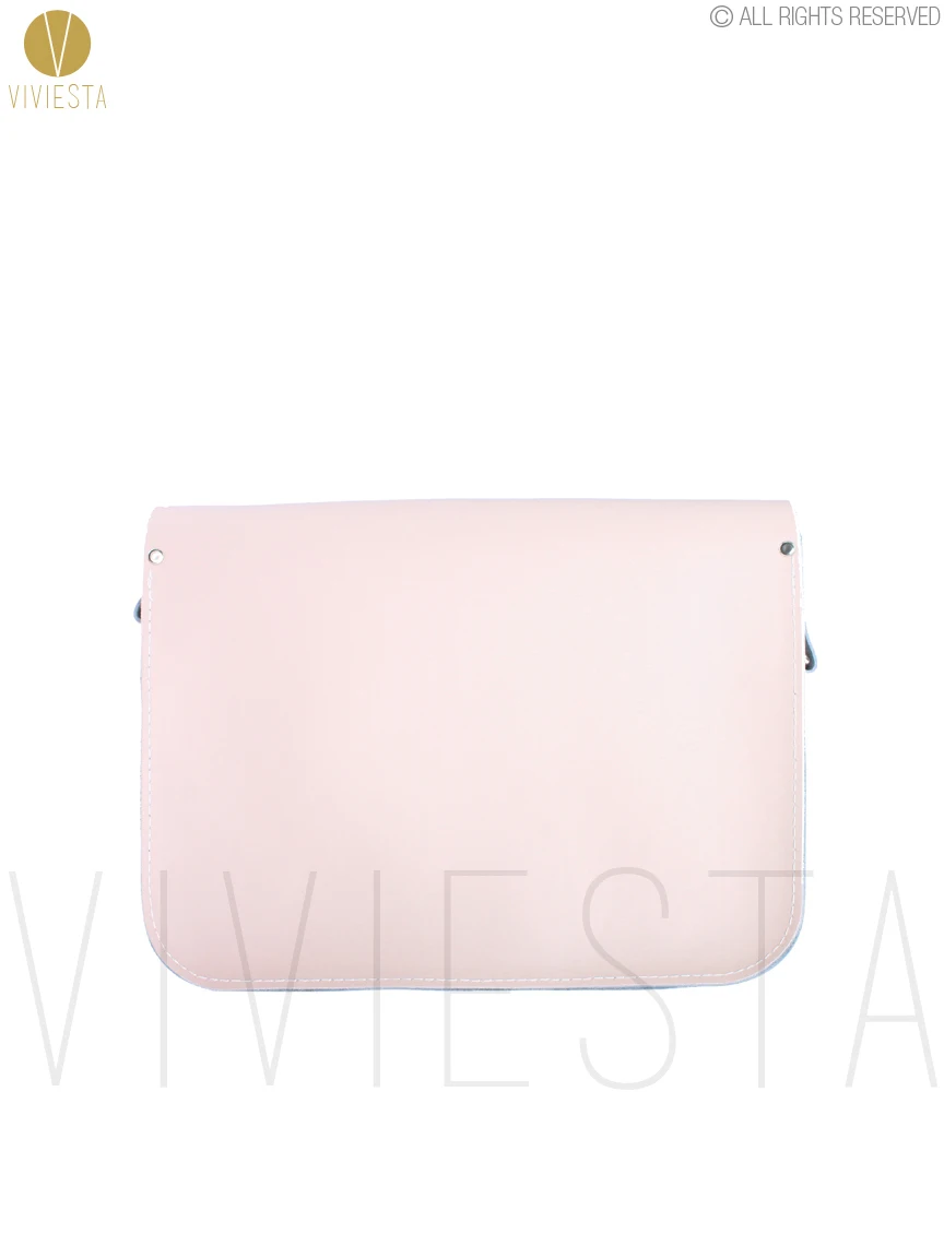14 &quotпастель Британский Натуральная кожа Сумка Весна Лето Pantone цвет розовый кварц
