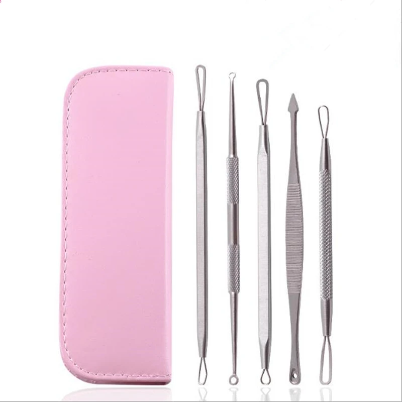 5 шт./компл. игольчатый Пинцет для прыщей удаления угрей прыщи удаление острых