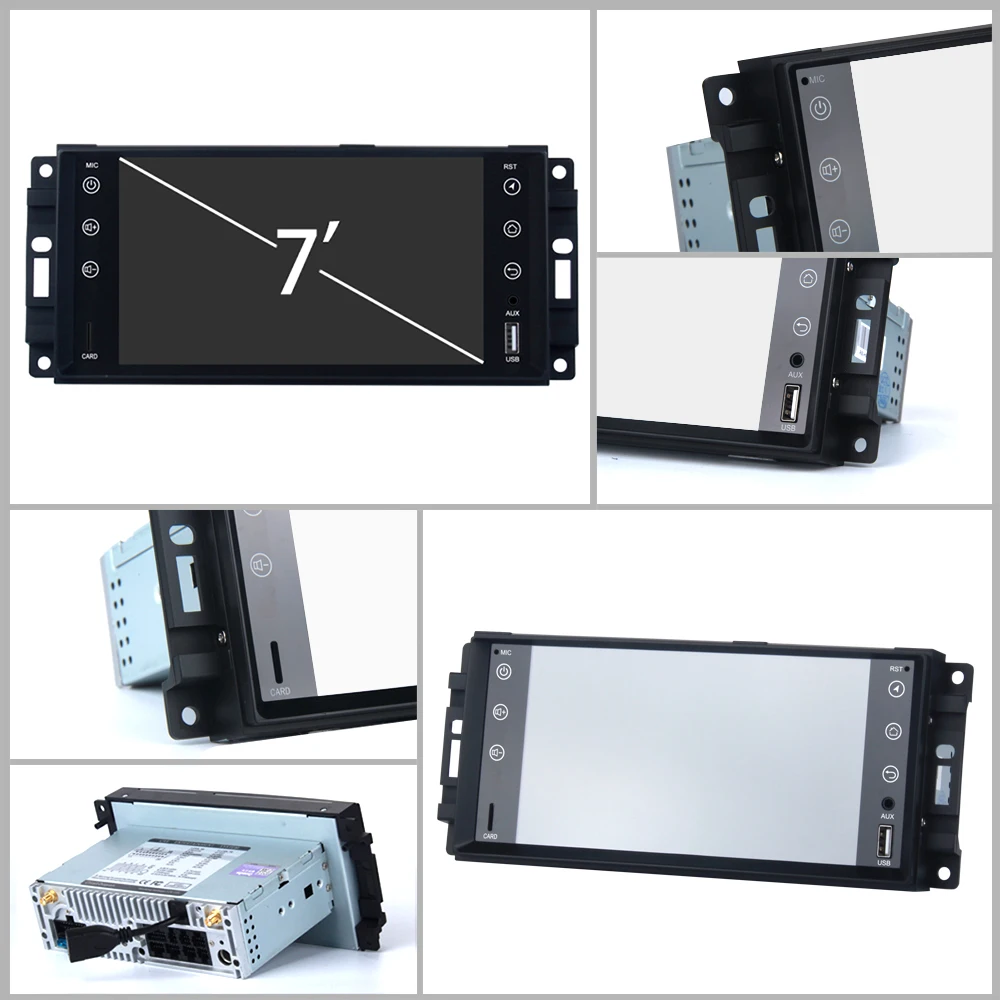 Автомагнитола с GPS Android 9 0 2 Din для Jeep Wrangler 2007 2008 2010 2013 2014 компас 8 ядерный